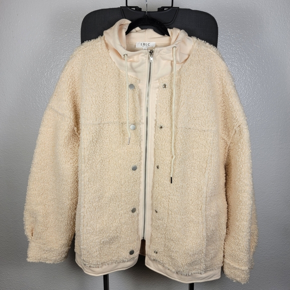 LBLC the label Jackets & Blazers - LBLC The Label Resolve Indie Jacket Creme And Ivory Women's Size L